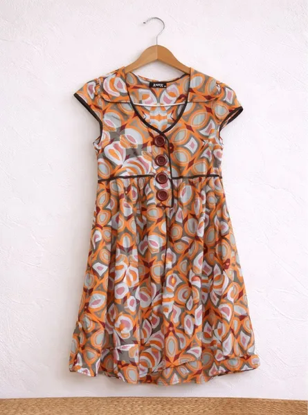 vestido viscose estampado antix