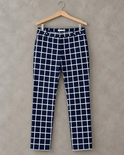 Calça Gap com strech feminina azul marinho