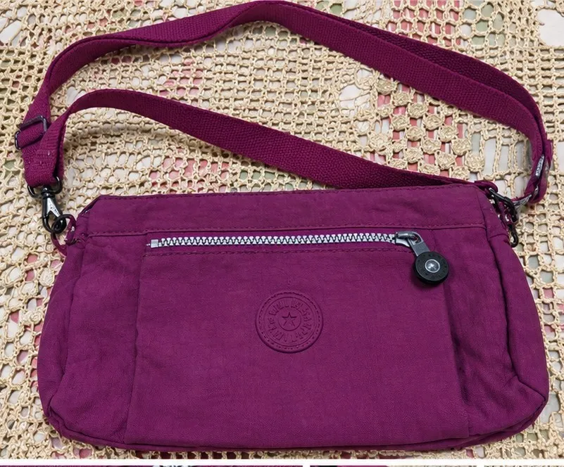Bolsa Kipling original roxa