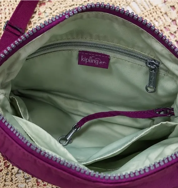 Bolsa Kipling original roxa