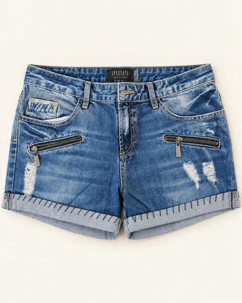 Short jeans spezzato 40