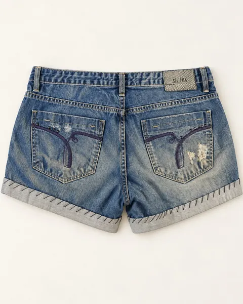 Short jeans spezzato 40