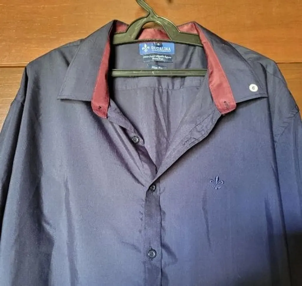 Camisa Dudalina Azul