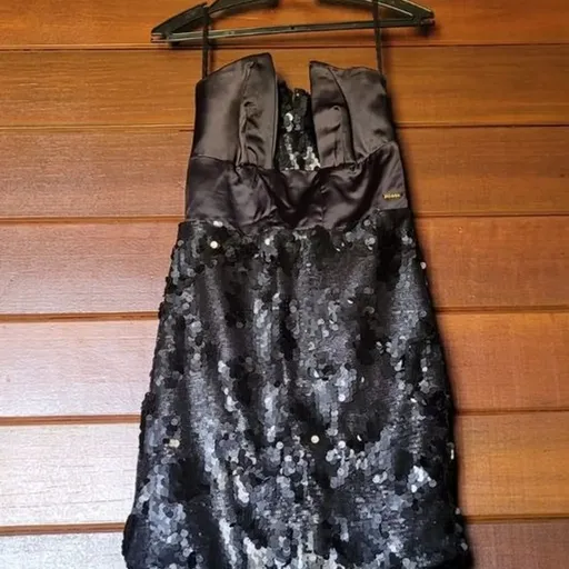 Vestido Shine & Satin