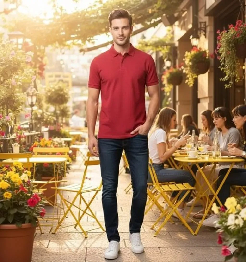 Polo Hering Vermelha