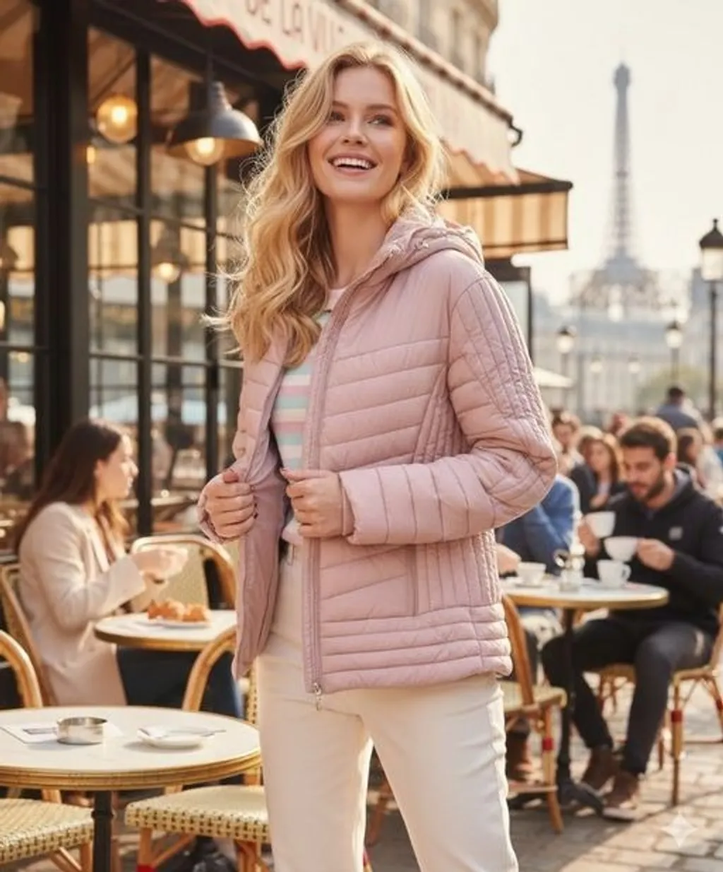 Jaqueta Rosa Plus Size