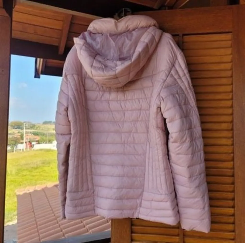 Jaqueta Rosa Plus Size