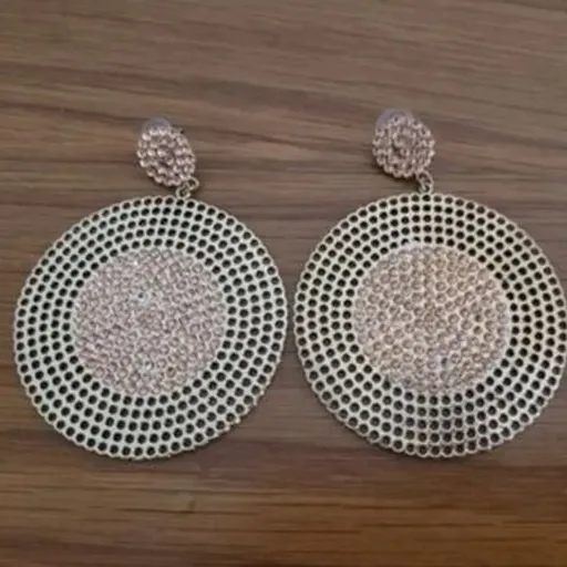 Brinco Circular Glamour Gold