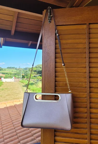 bolsa michael kors couro rose gold chelsea original