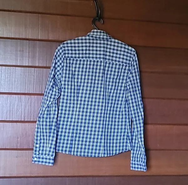 camisa abercrombie & fitch xadrez tam p