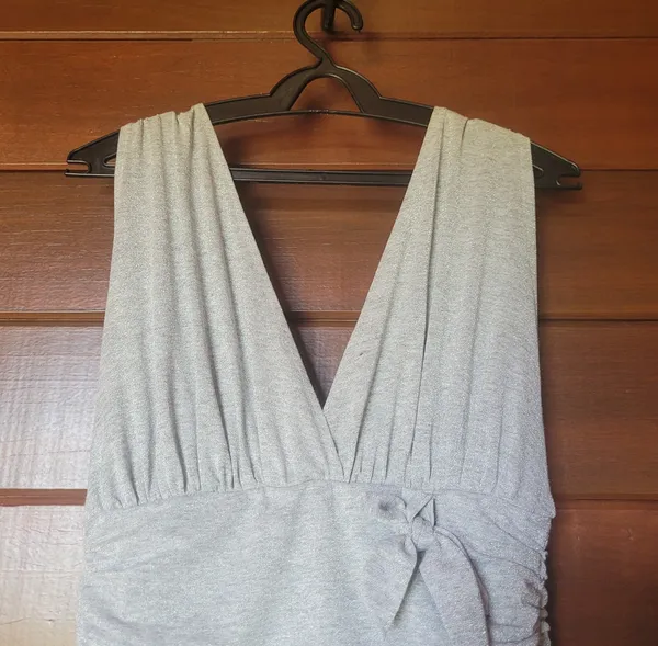 vestido midi brilho zara casual elegante  tam g