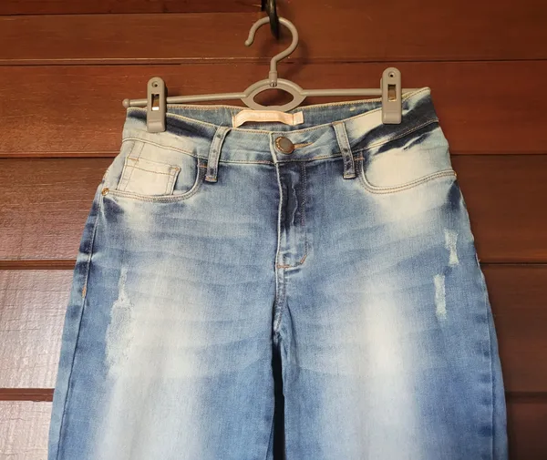 Calça Jeans Morena Rosa - Flare Destroyed Original - Tam 38