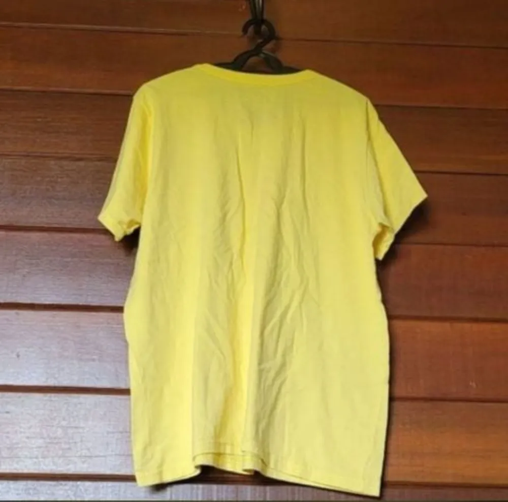 Camiseta Nike Jordan Amarela Streetwear Esportivo Tam GG