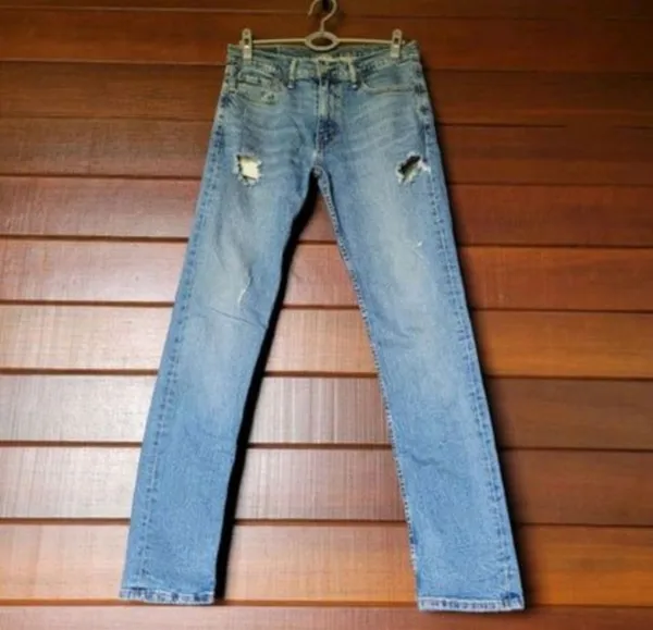 Calça Jeans Levis Original Destroyed