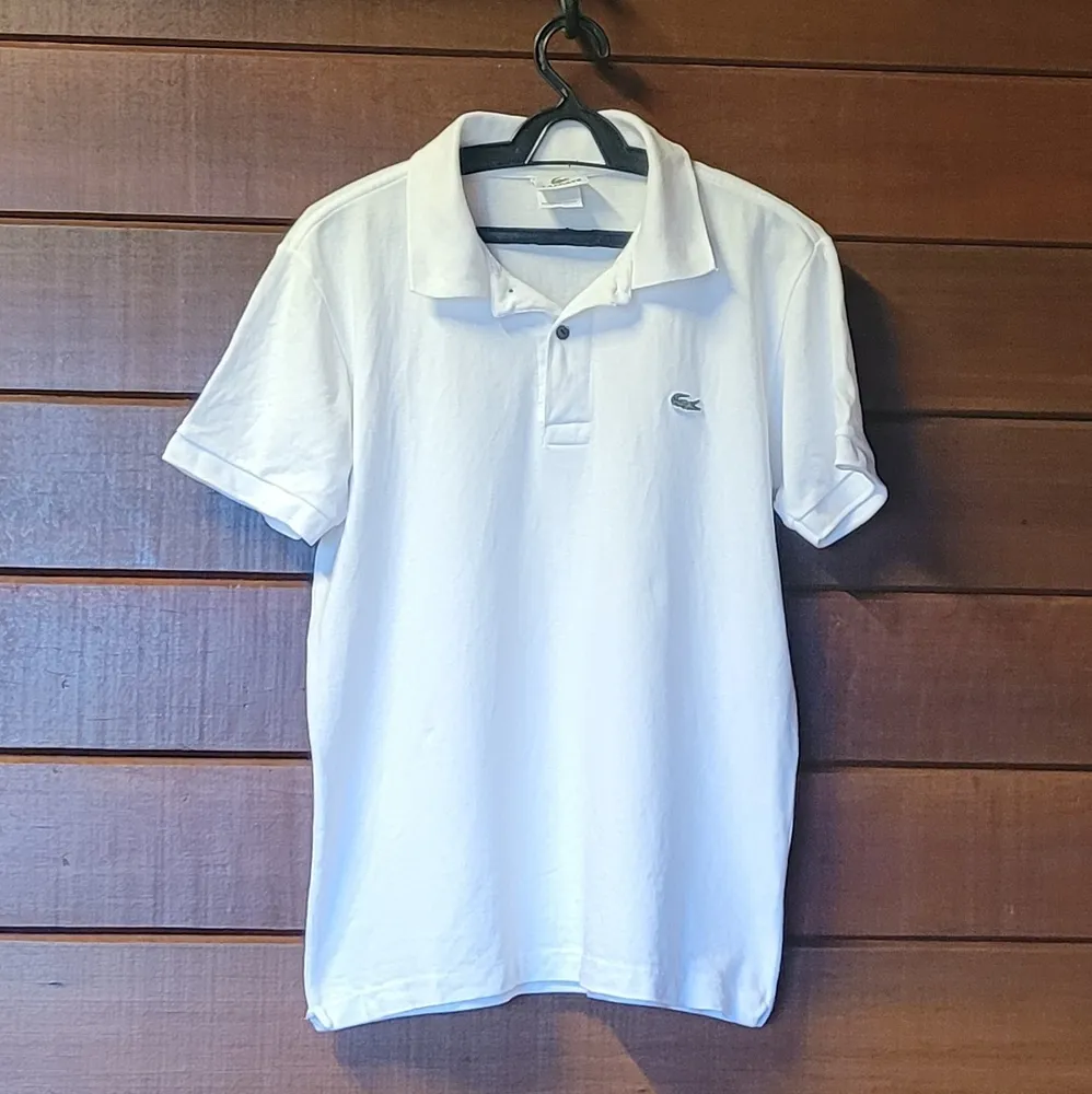 Camisa Polo Lacoste Original Branca Clássica