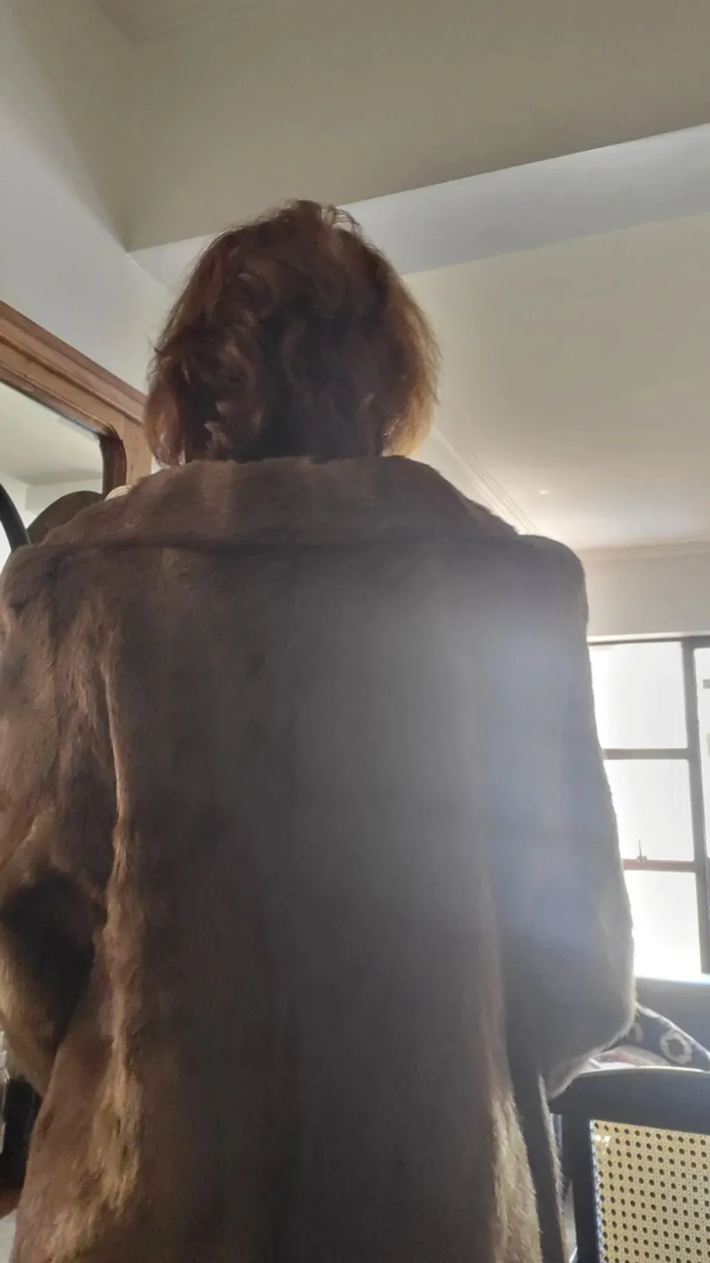 Casaco de pele de castor, uruguaio, tam 44