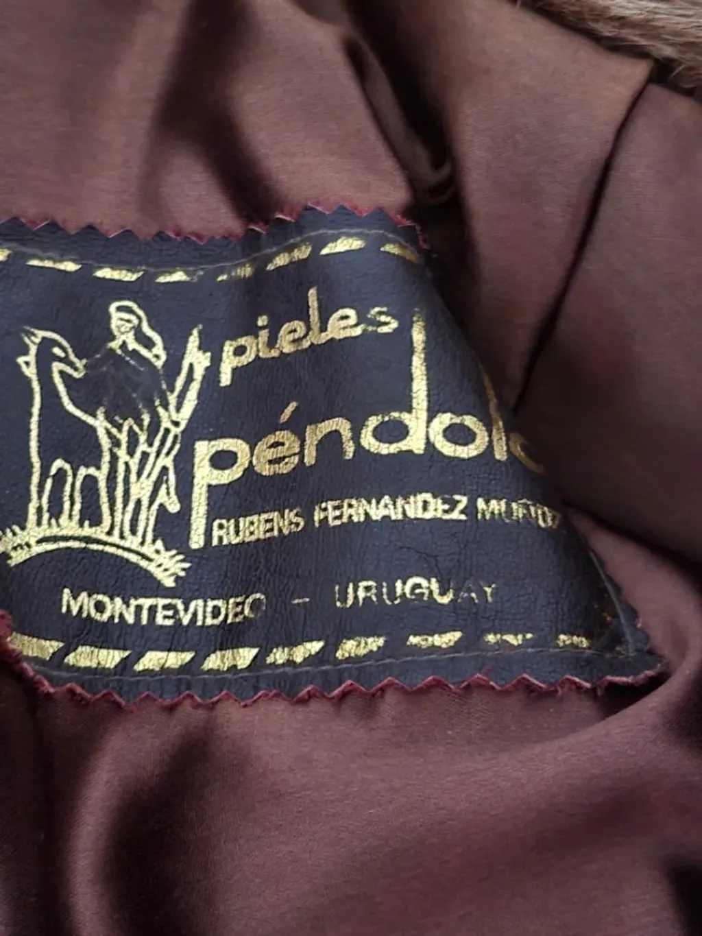 Casaco de pele de castor, uruguaio, tam 44