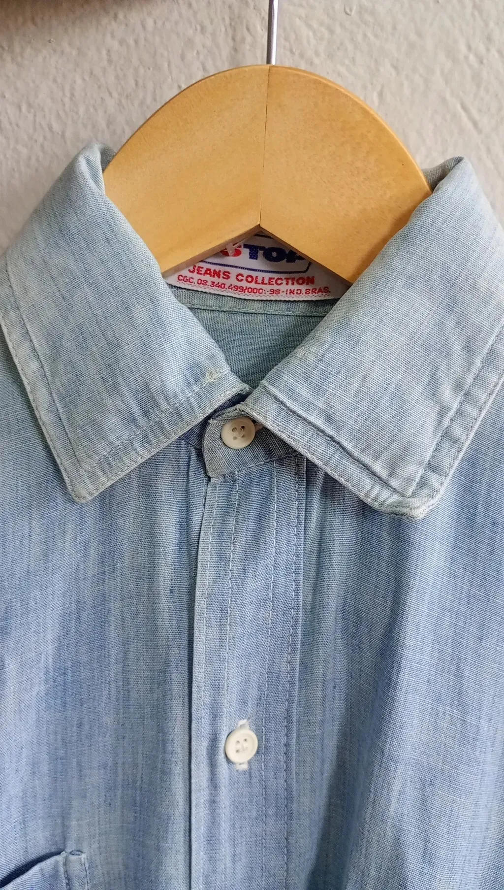 Camisa Jeans CGC US Top Tamanho P