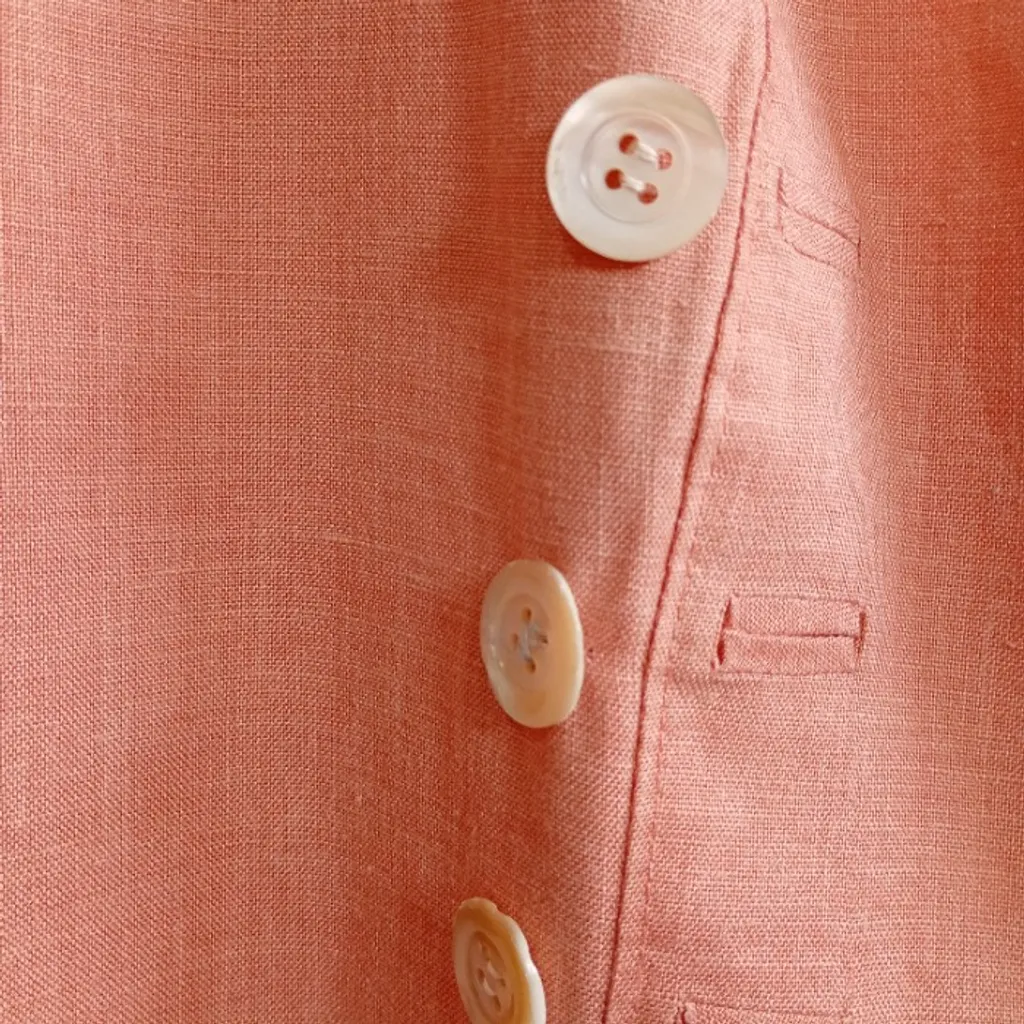 Vestido em linho natural | tamanho GG