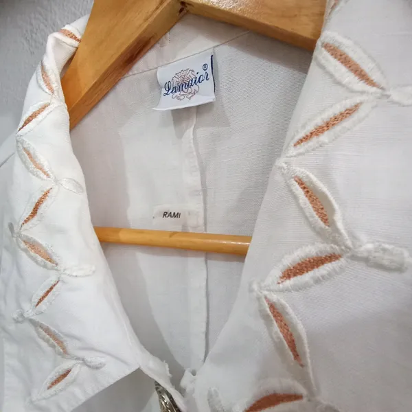 Vestido CGC em Rami Off White - Tamanho 46 veste M