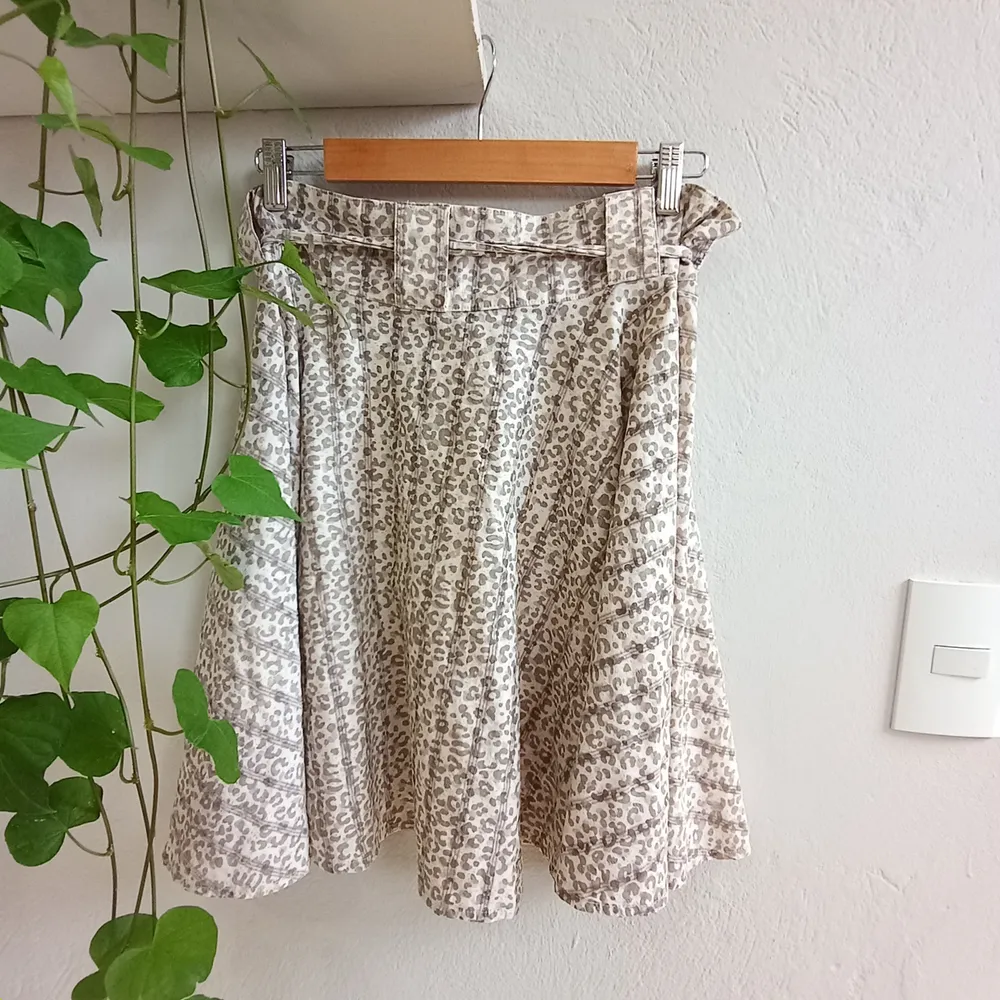 Saia Opera Rock Animal Print - Tamanho M