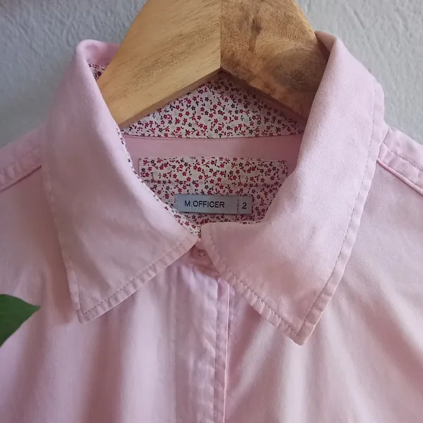 Camisa Rosa M. Officer - Tamanho P