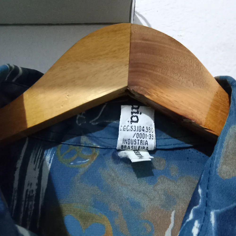 Camisa feminina alongada Vintage CGC - Tam. G