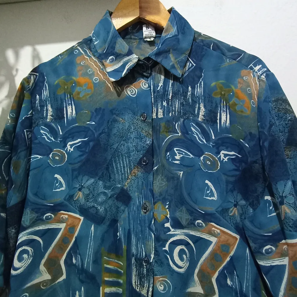 Camisa feminina alongada Vintage CGC - Tam. G