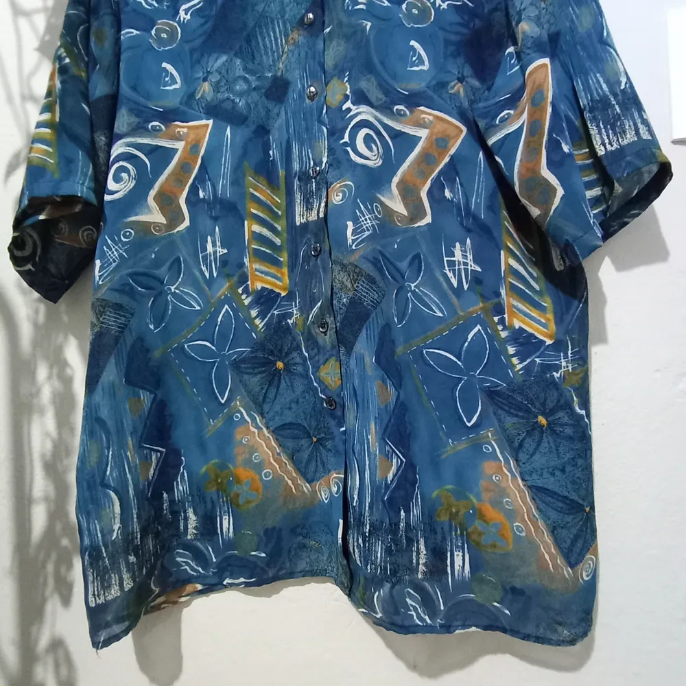 Camisa feminina alongada Vintage CGC - Tam. G