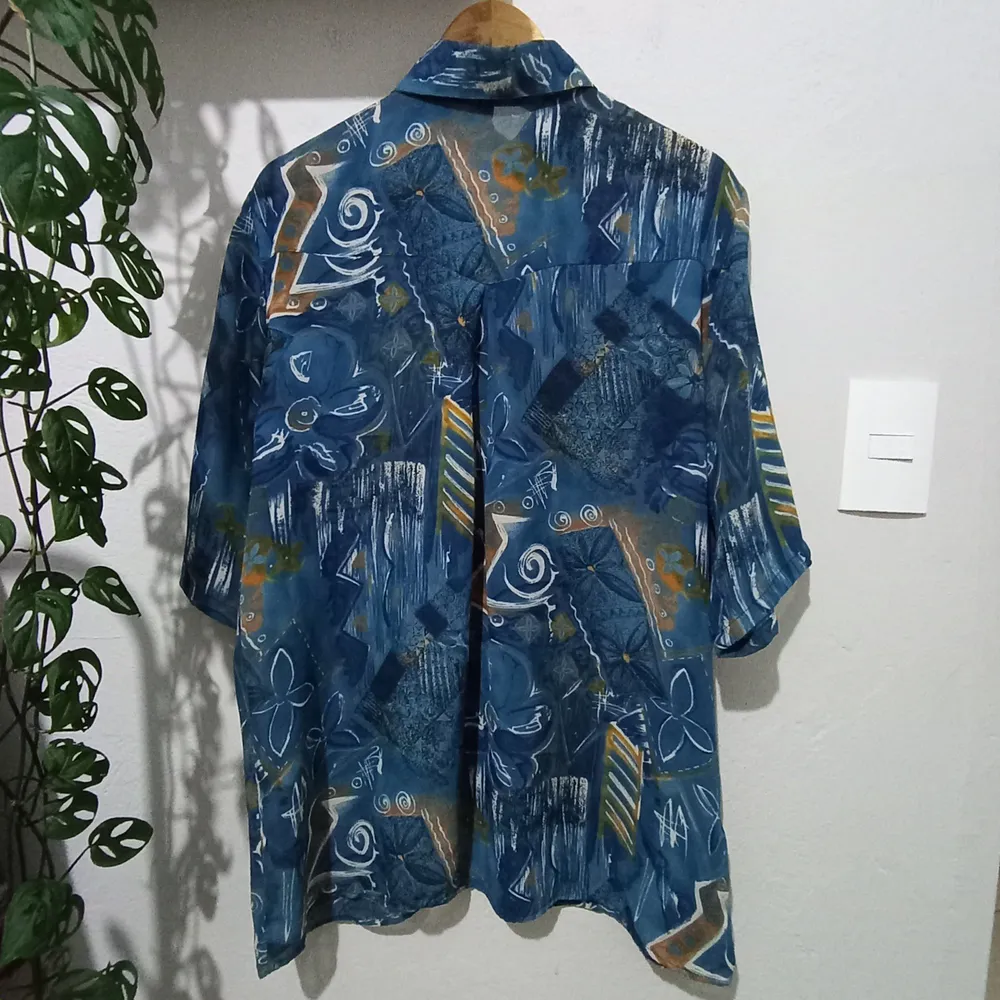 Camisa feminina alongada Vintage CGC - Tam. G