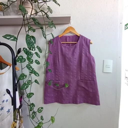 Blusa Regata Artesanal  Tamanho G