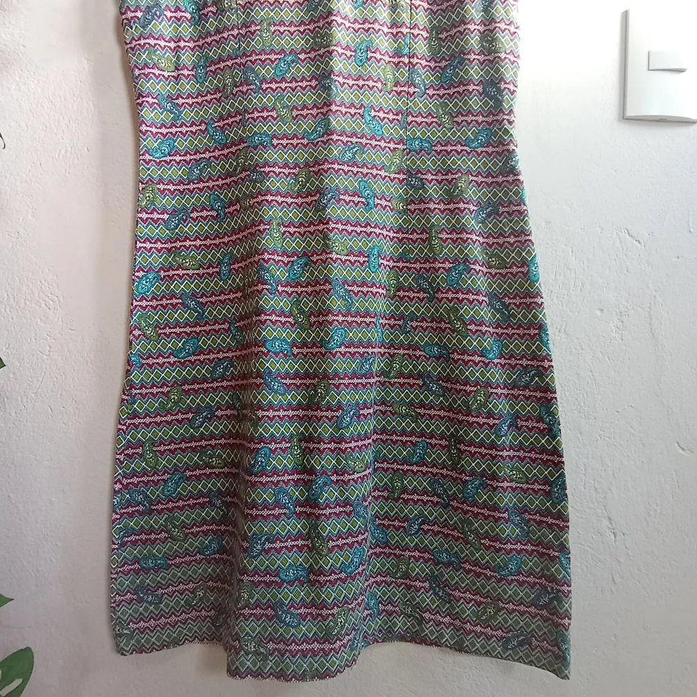 Vestido estampado paisley de algodão M