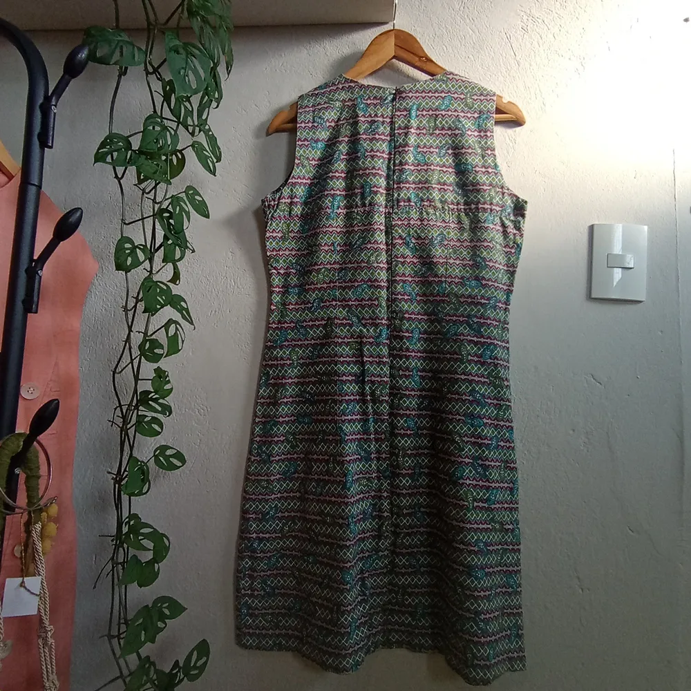 Vestido estampado paisley de algodão M