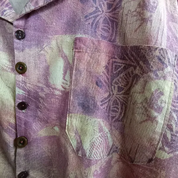 Camisa masculina étnica em algodão - Tamanho GG