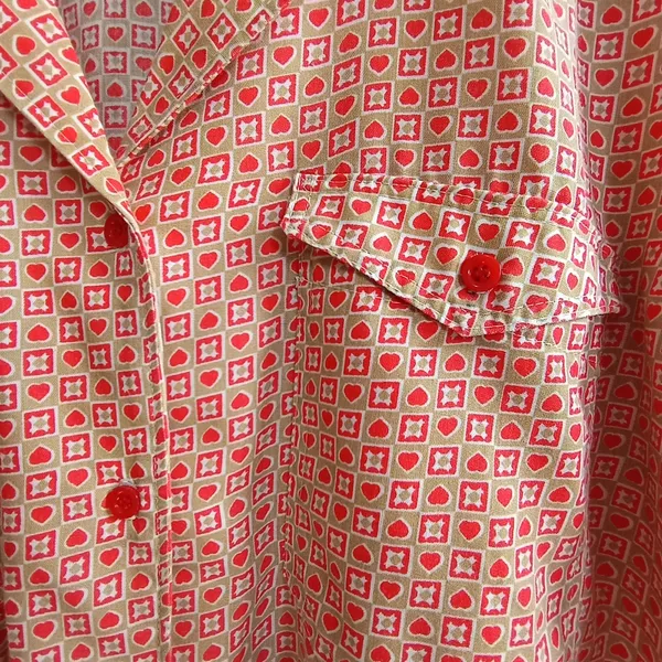 Camisa feminina vintage anos 70 - Tamanho G