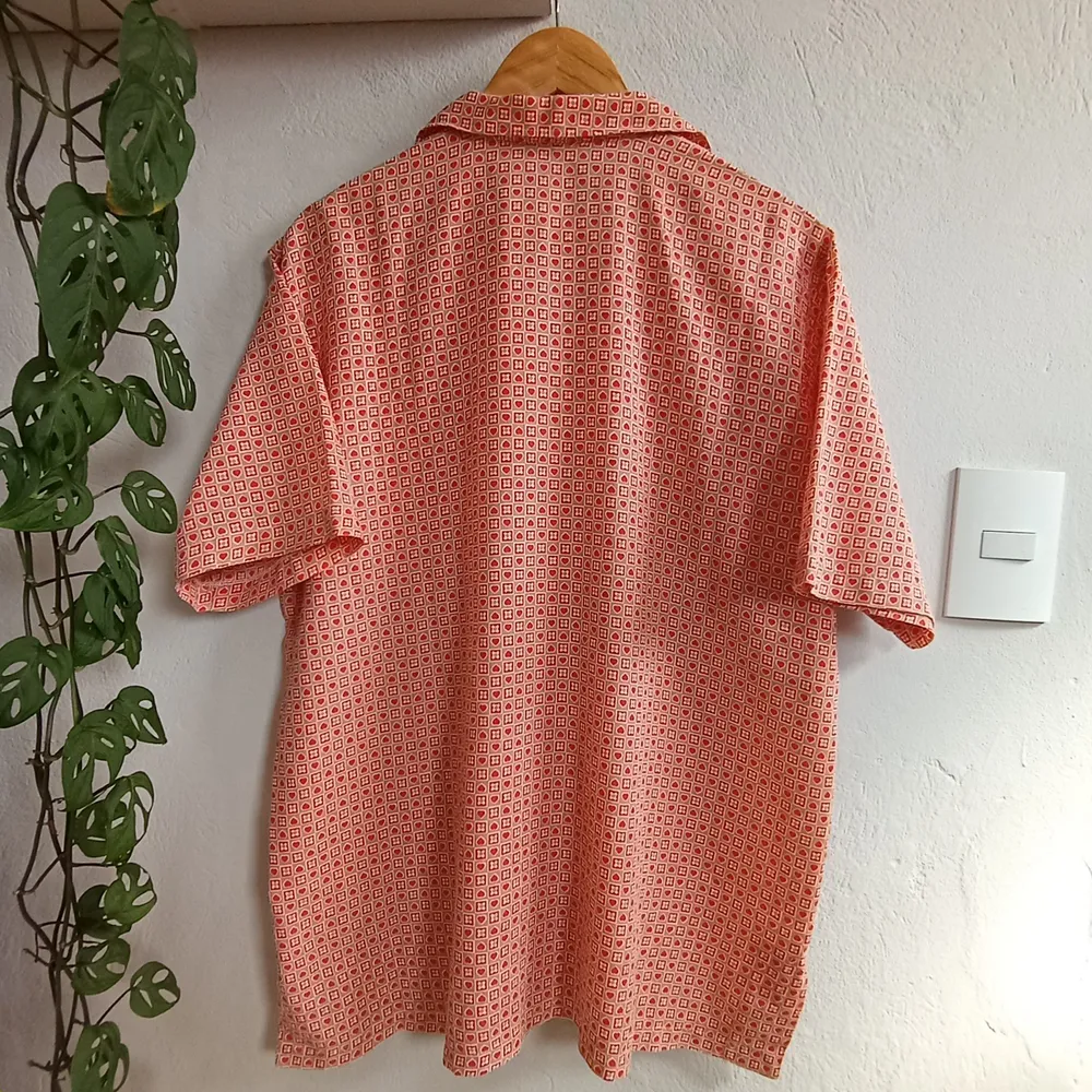 Camisa feminina vintage anos 70 - Tamanho G