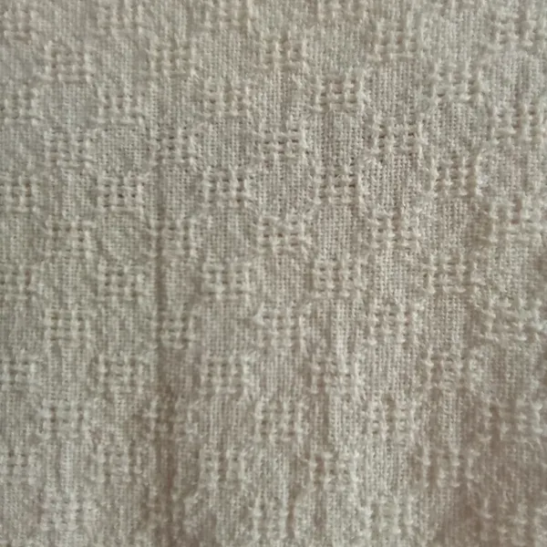 Camisa feminina artesanal em algodão rústico - Tam. G