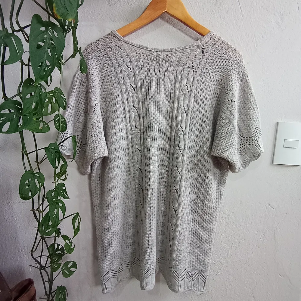 Blusa Feminina em Tricô Leve - Tamanho GG