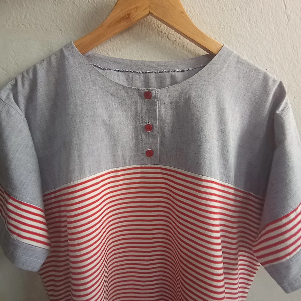 Blusa Feminina Estilo Navy em Algodão - Tamanho G