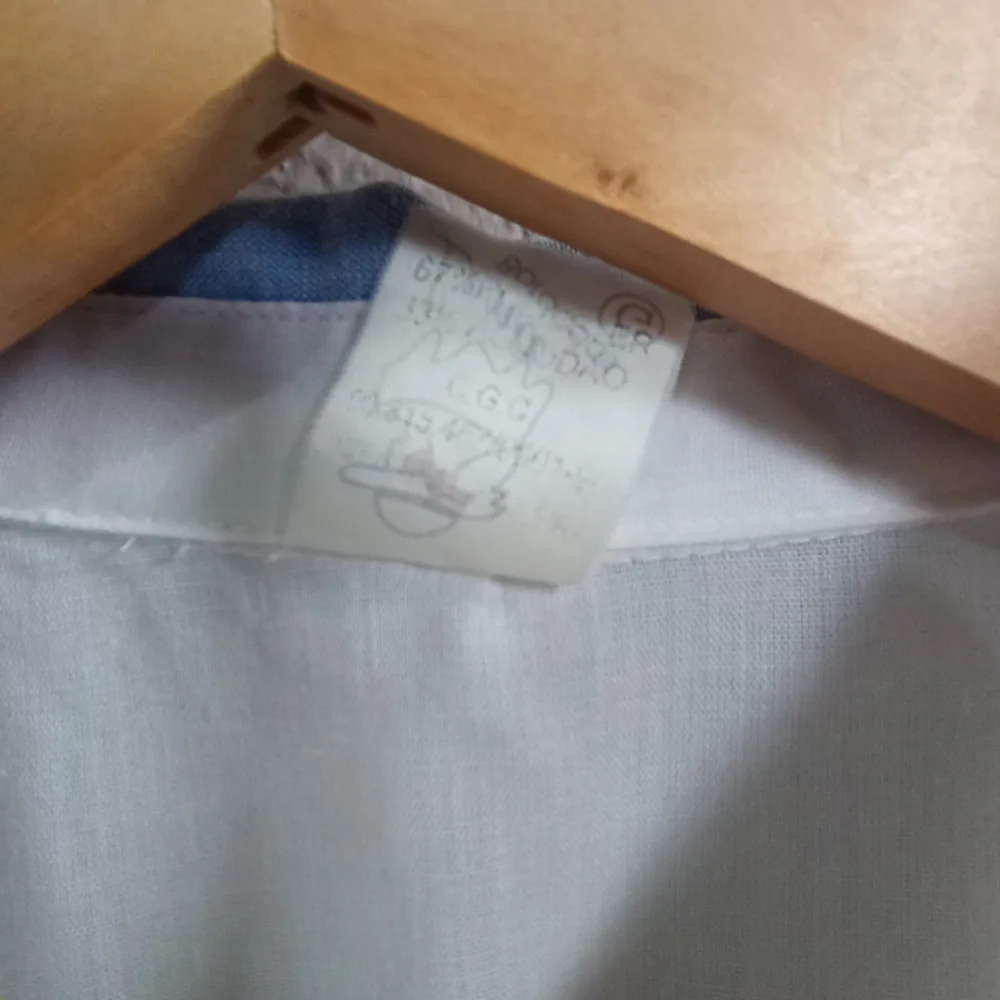 Camisa CGC Branca com Bordados - Tamanho G