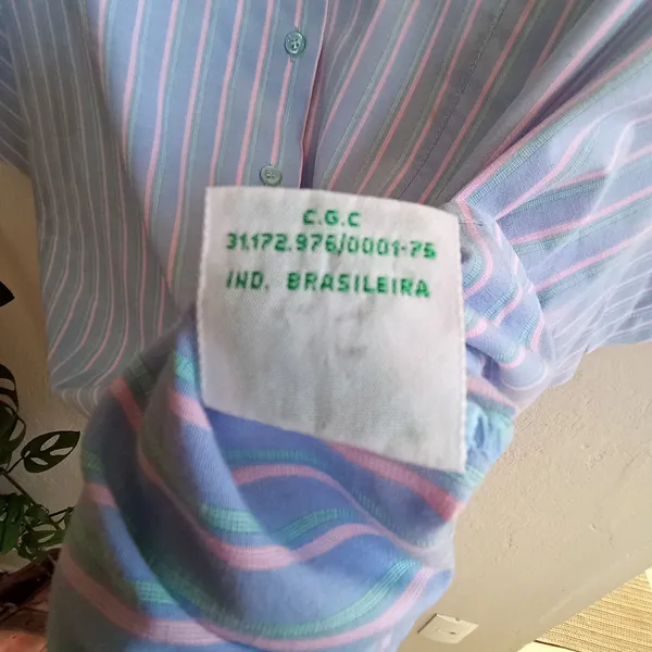 Camisa CGC listrada - Tamanho M