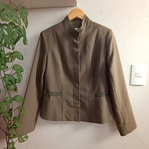 Blazer Rubinella de Alfaiataria Verde Oliva - Tamanho 42