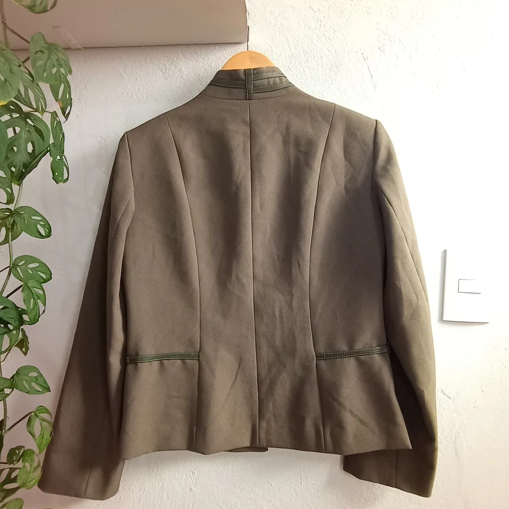 Blazer Rubinella de Alfaiataria Verde Oliva - Tamanho 42