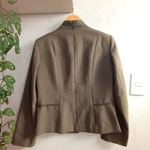 Blazer Rubinella de Alfaiataria Verde Oliva - Tamanho 42