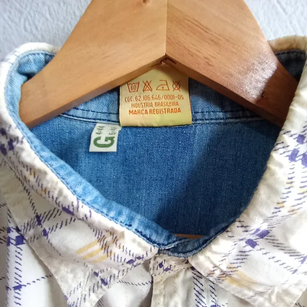 Camisa Masculina  anos 80 CGC - Tam. G