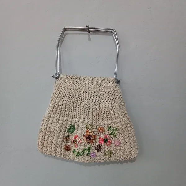 Bolsa Vintage de Crochê