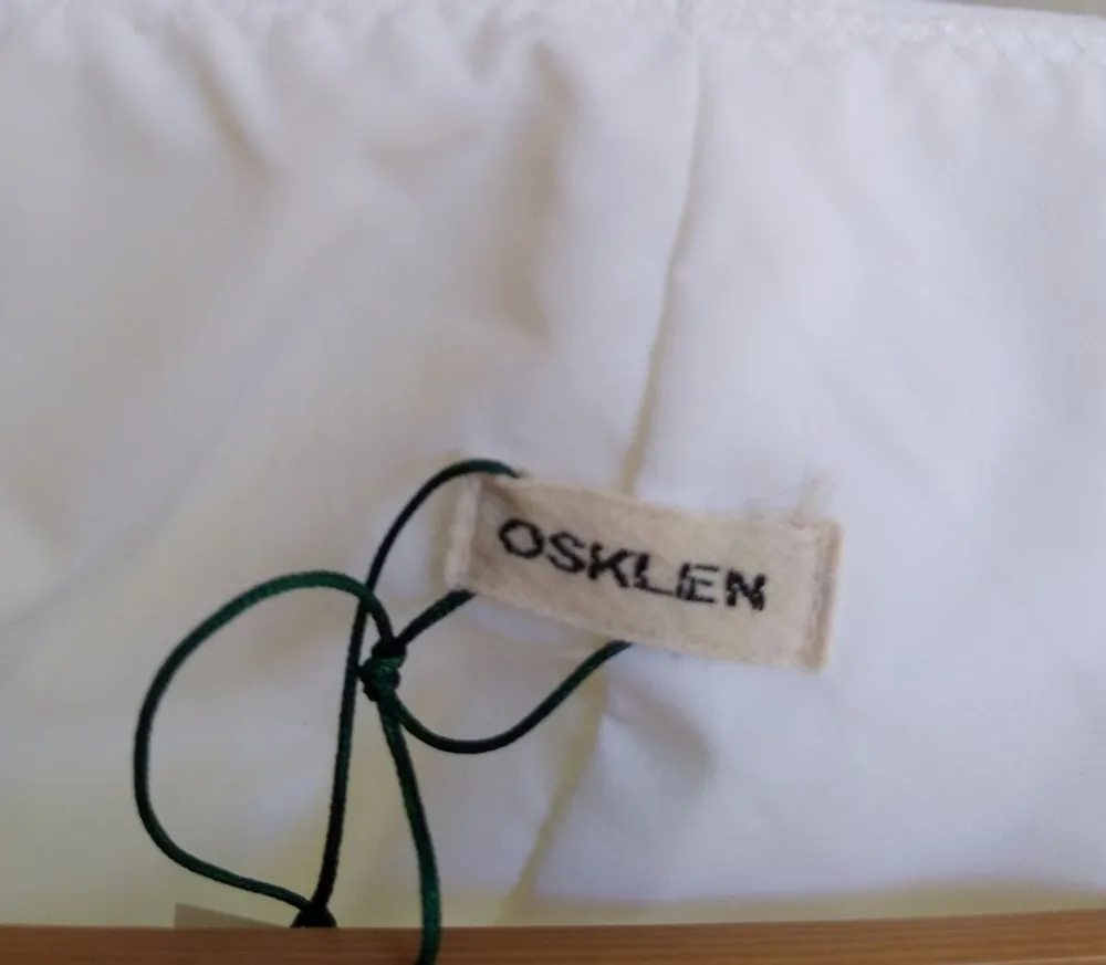 Osklen vestido de festa longo off-white - P