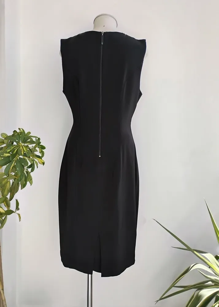 TVZ Vestido tubinho preto em malha e paetês - 42