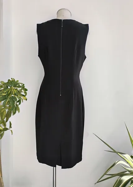 TVZ Vestido tubinho preto em malha e paetês - 42