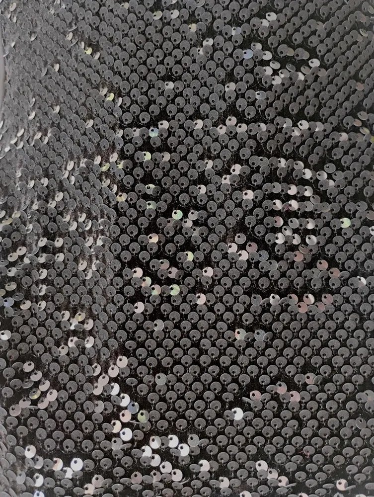 TVZ Vestido tubinho preto em malha e paetês - 42
